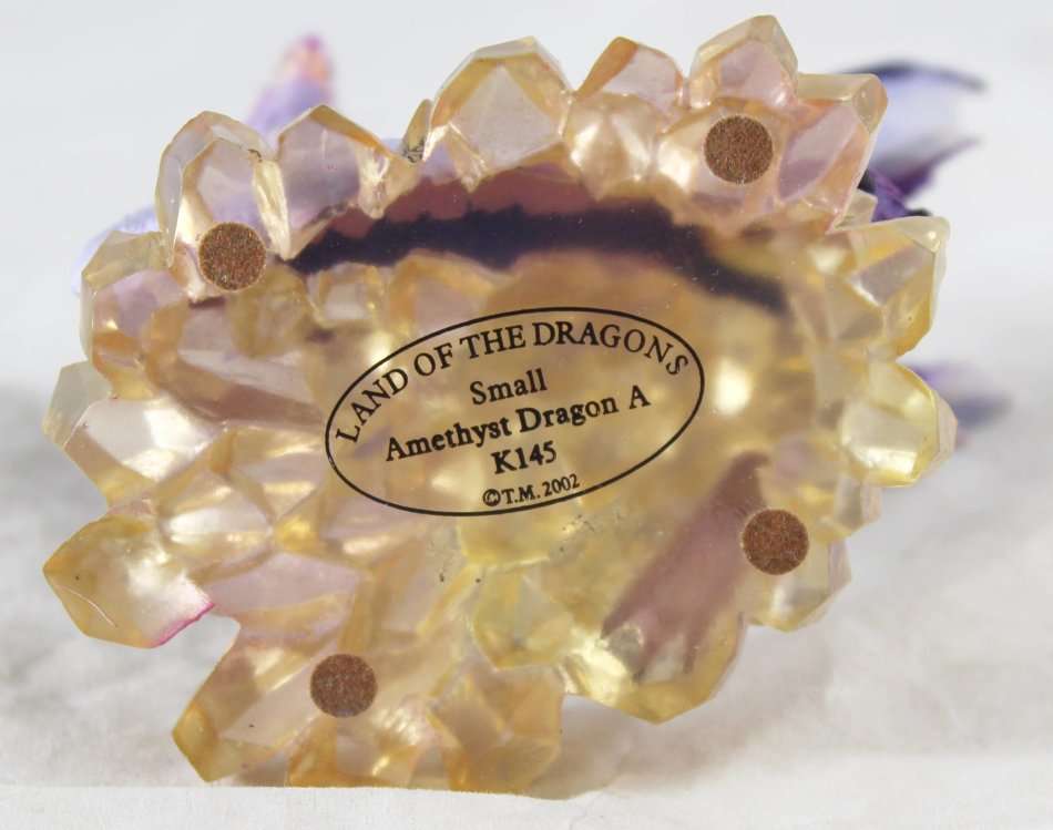 Land Of The Dragons - Amethyst Dragon A K145 - Beautiful! - Bid Now!!!