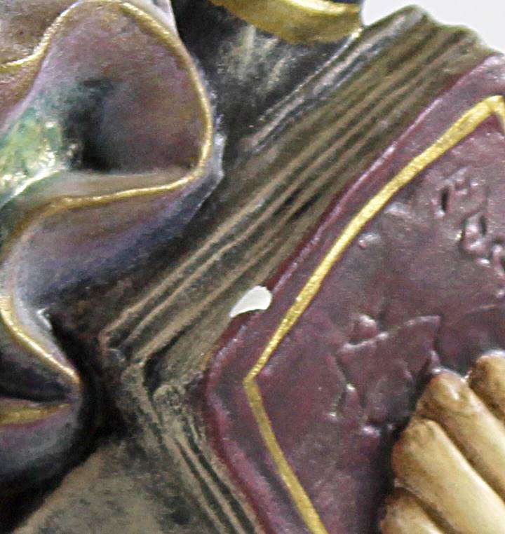 Very Large Wizard with Book & Crystal - Beautiful! - Bid Now!!!