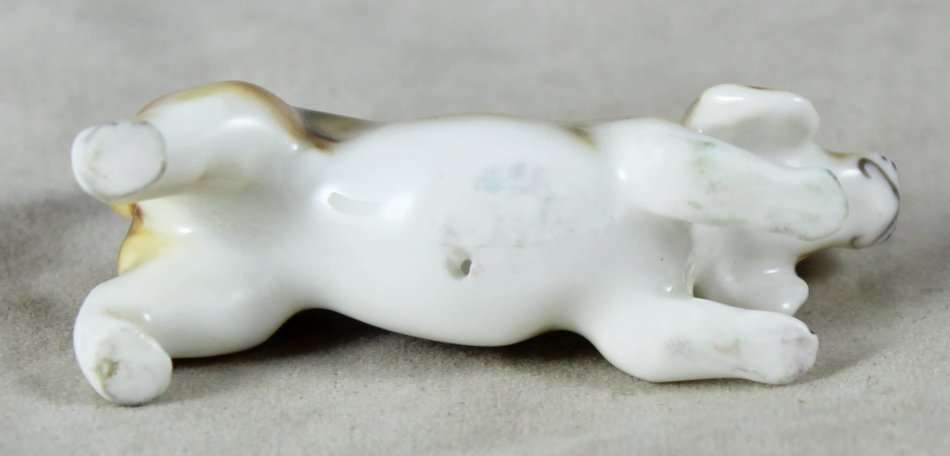 Porcelain Playful Dog - Gorgeous!