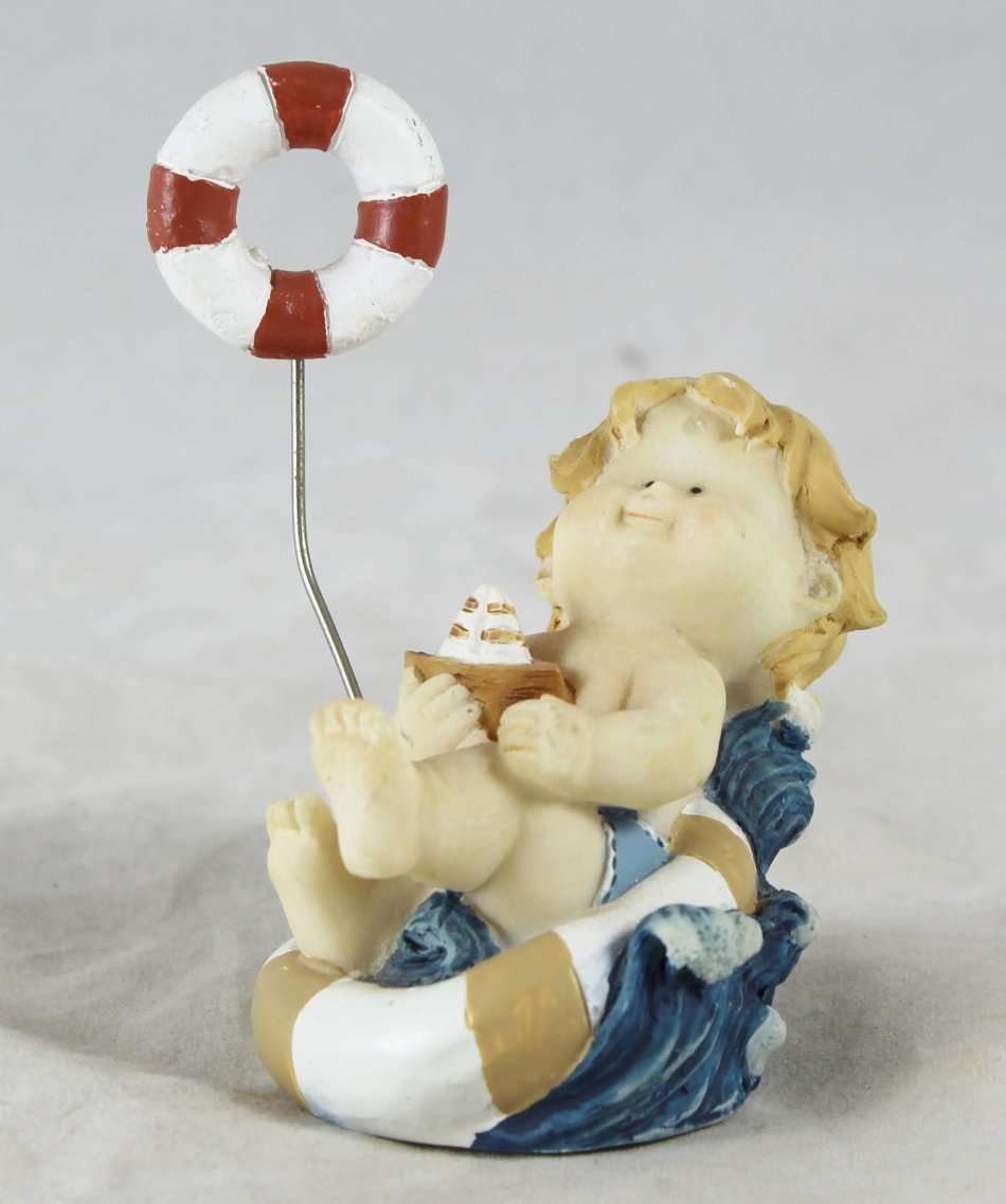 Baby floating on water