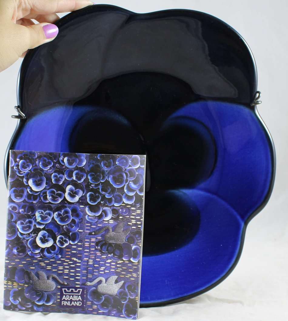 Arabia Finland Viola Plate - BID NOW!!!