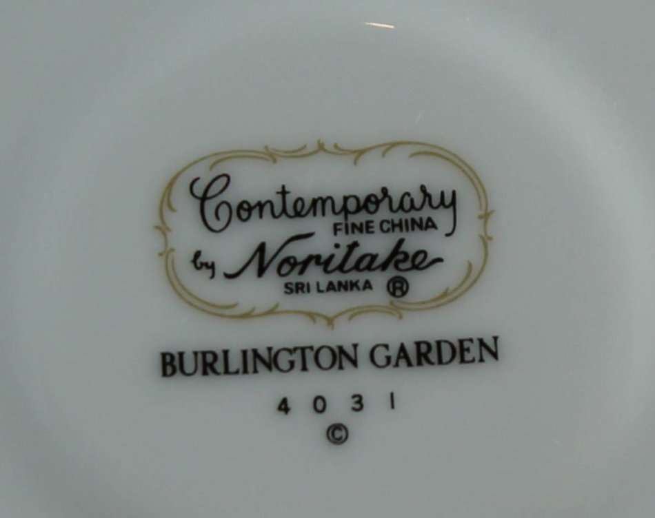 Noritake - Burlington Garden - Duo`s - BID NOW!!!