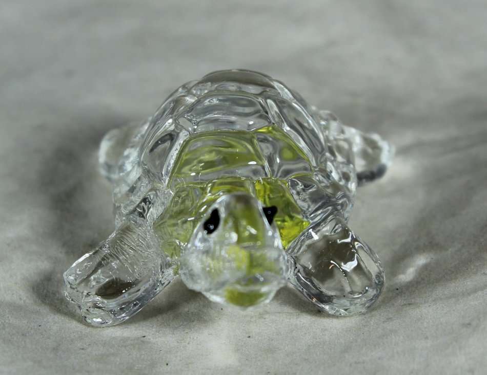 Small Glass - Tortoise - Yellow - BID NOW!!!!