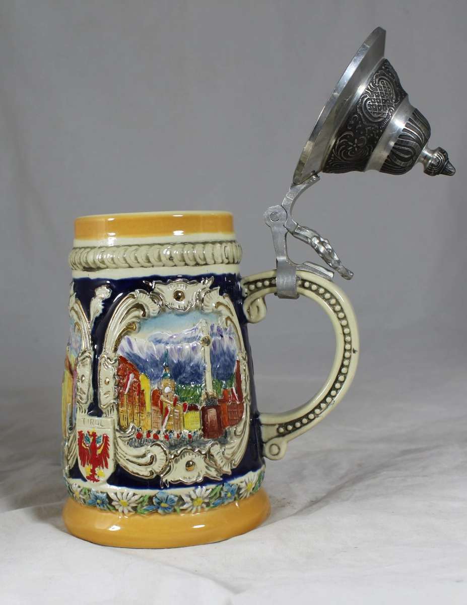 Franz - Handmade/handpainted Beer Stein - BID NOW!!!