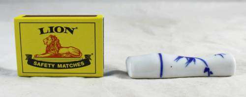 Chinese B and W bamboo inspired Spoon Rest- Bid Now!!