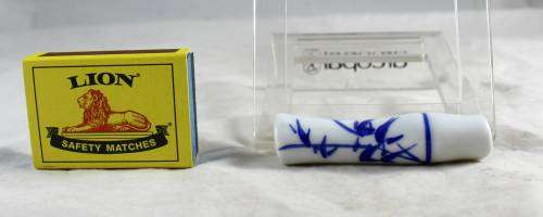 Chinese B and W bamboo inspired Spoon Rest- Bid Now!!