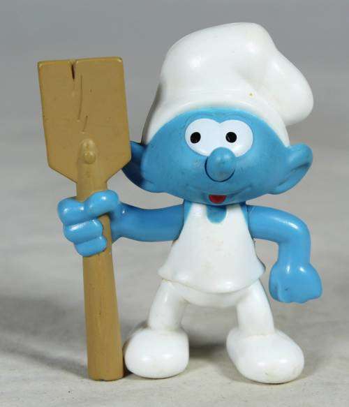 Smurf - Peyo - Mc Donalds toy - Baker Smurf (2018)  - Bid Now!!