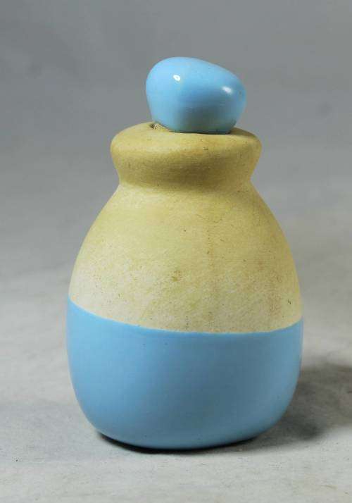 Blue Clay Container- Bid Now!!