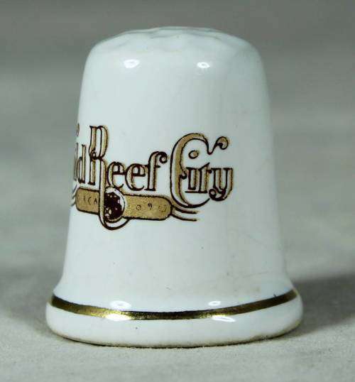 Ceramic Thimble - Gold Reef City  - Bid Now!!!
