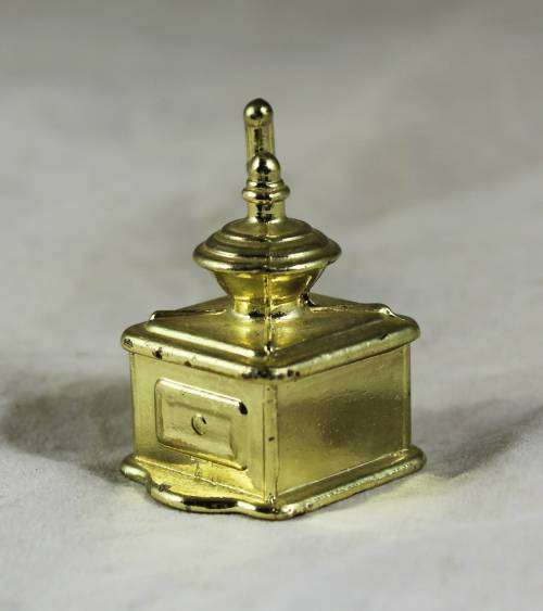 Miniature Brass Coffee Grinder - Bid Now!!