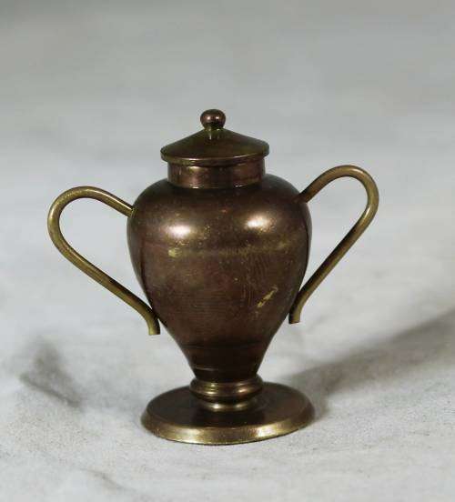 Miniature Brass Urn -  Bid Now!!