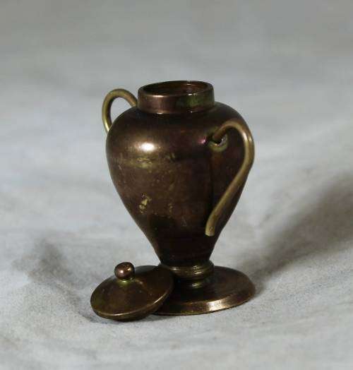Miniature Brass Urn -  Bid Now!!