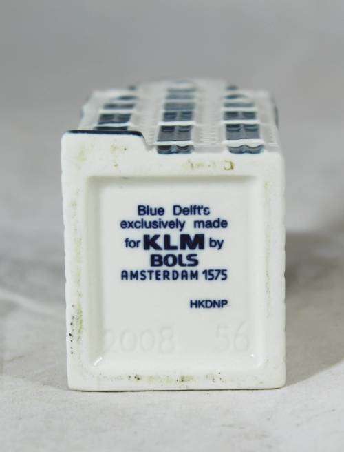 KLM - Bols - Dutch House #56 Filled with Liquid -  Bid Now!!