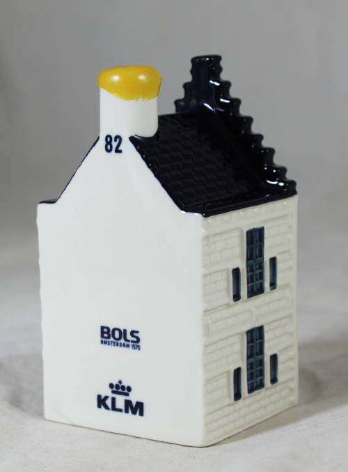 KLM - Bols - Dutch House #82 Filled with Liquid -  Bid Now!!