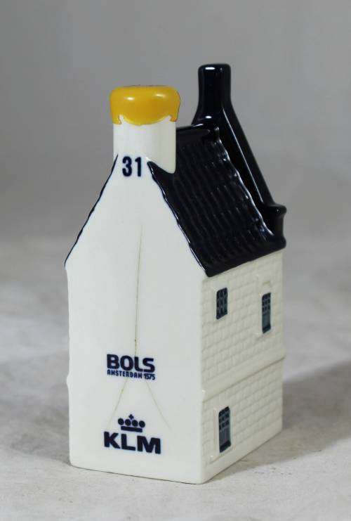 KLM - Bols - Dutch House #31 Filled with Liquid -  Bid Now!!