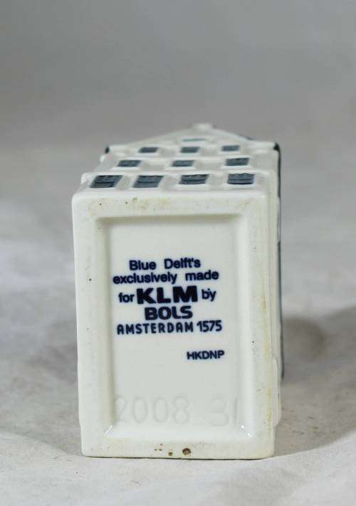 KLM - Bols - Dutch House #31 Filled with Liquid -  Bid Now!!