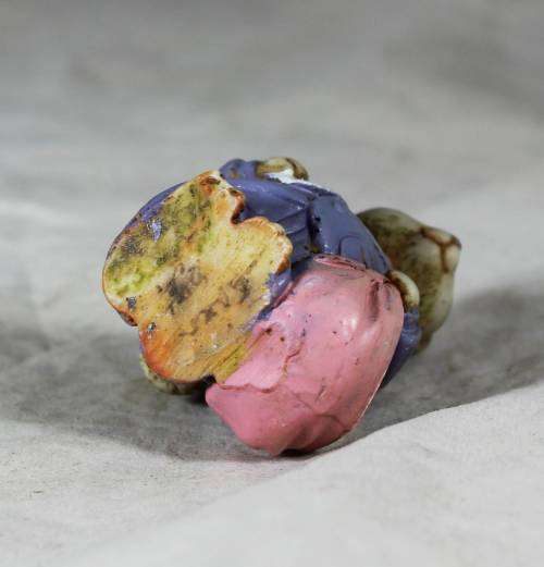 Small rabbit figure - postman