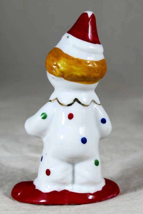 Smiling clown figurine
