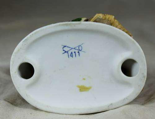 Rabbit on a log figurine - Bid Now!!