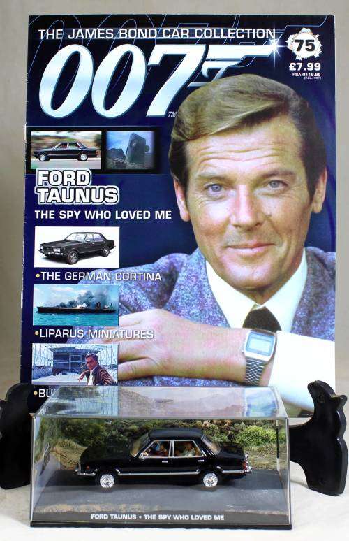James Bond 007 with magazine - Ford Taunus  #75- The Spy Who Loved Me - Bid Now!!