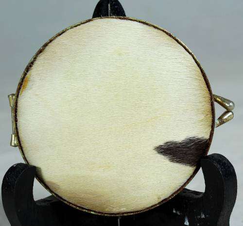 Powder compact - hide covered