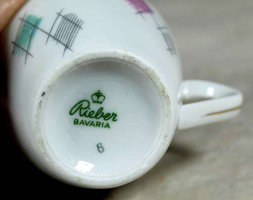 Rieber Bavaria Vintage Demitusse Cup - Beautiful - Bid Now