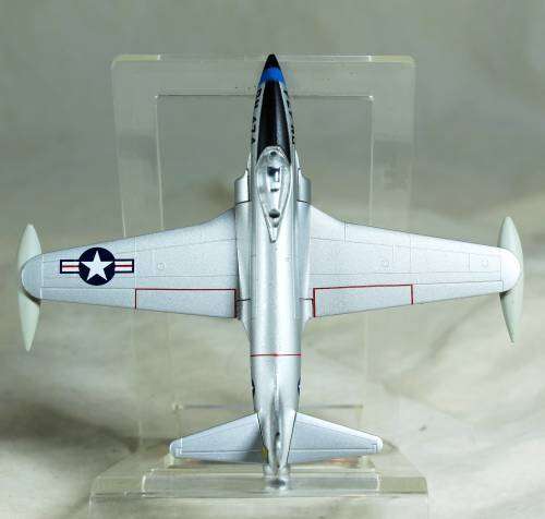 Postage Stamp Planes - Metal Die Cast on Stand - Lockheed P80 Shooting Star - Bid Now!!