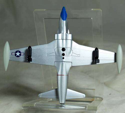 Postage Stamp Planes - Metal Die Cast on Stand - Lockheed P80 Shooting Star - Bid Now!!