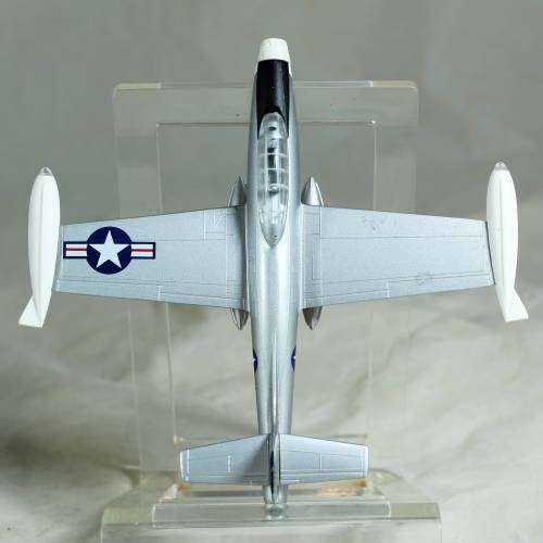 Postage Stamp Planes - Metal Die Cast on Stand - F84 Thunder Jet