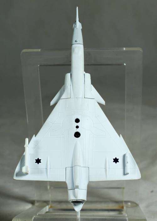 Postage Stamp Planes - Metal Die Cast on Stand - IAI KFIR C2 - Bid Now!!