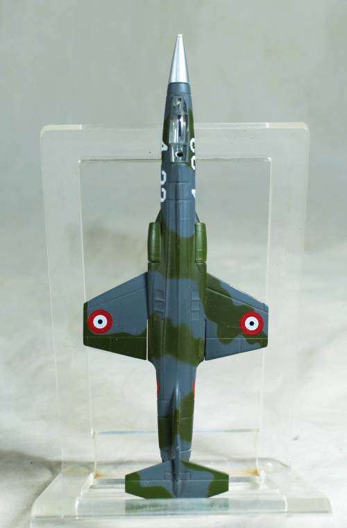 Postage Stamp Planes - Metal Die Cast on Stand -  F-104 Starfighter