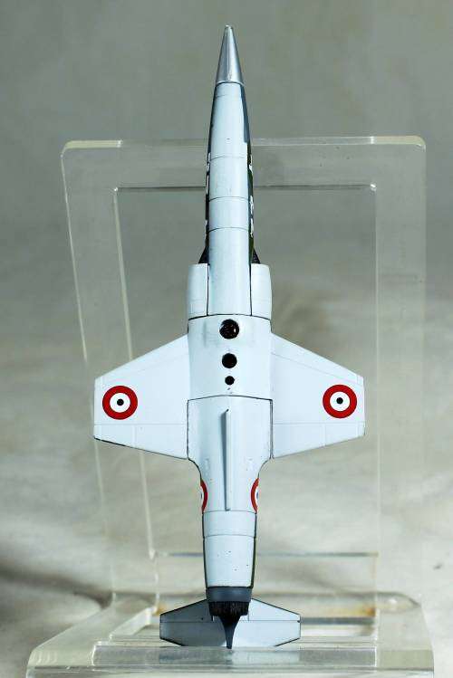 Postage Stamp Planes - Metal Die Cast on Stand -  F-104 Starfighter