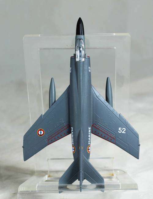 Postage Stamp Planes - Metal die cast on stand - Super Etendard