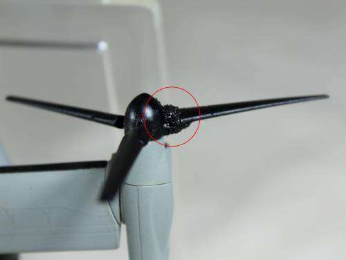 Postage Stamp Planes - Metal Die Cast on Stand -   Bell BOE Osprey  - Bid Now!!