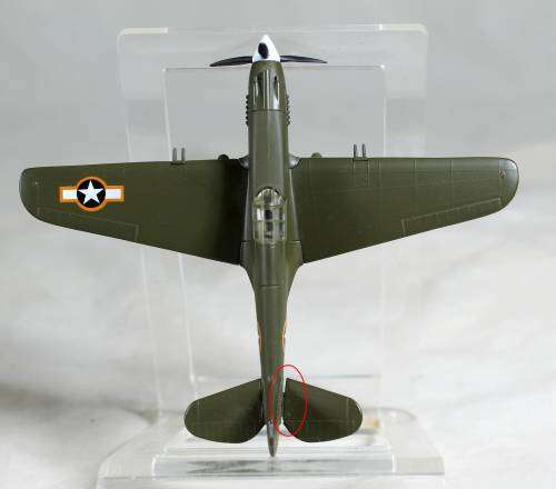 Postage Stamp Planes - Metal Die Cast on Stand -  P40 B Warhawk - Bid Now!!