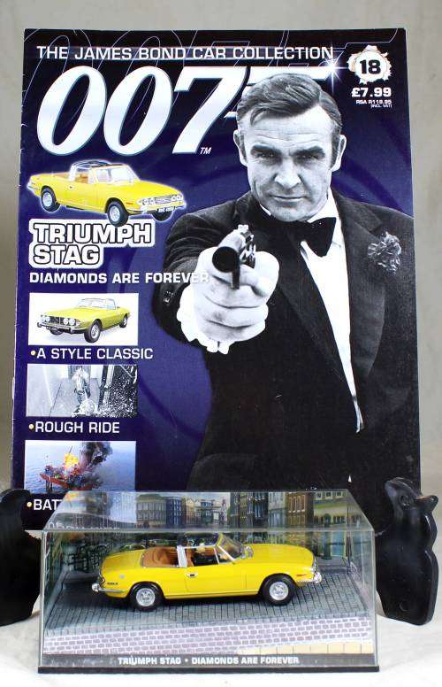James Bond 007 - Triumph Stag  #18 - Diamonds Are Forever - Bid Now!!