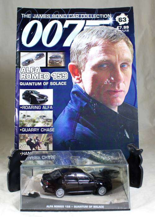 James Bond 007 -  Alfa Romeo 159  #63  - Quantum of Solace - Bid Now!!