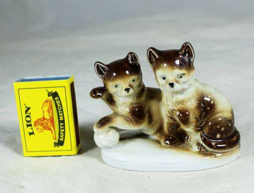 Two Cats Playing - Bid Now!!
