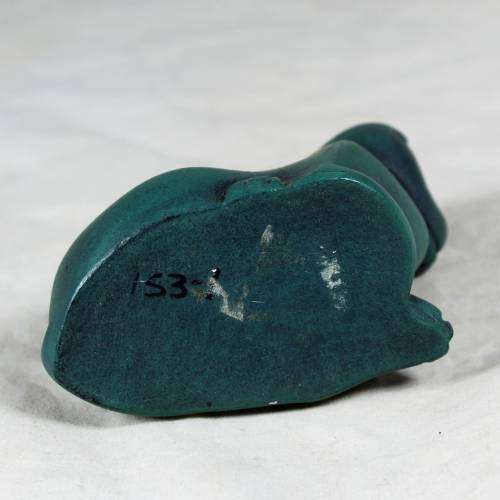 Green Molded Cat - Bid Now!!