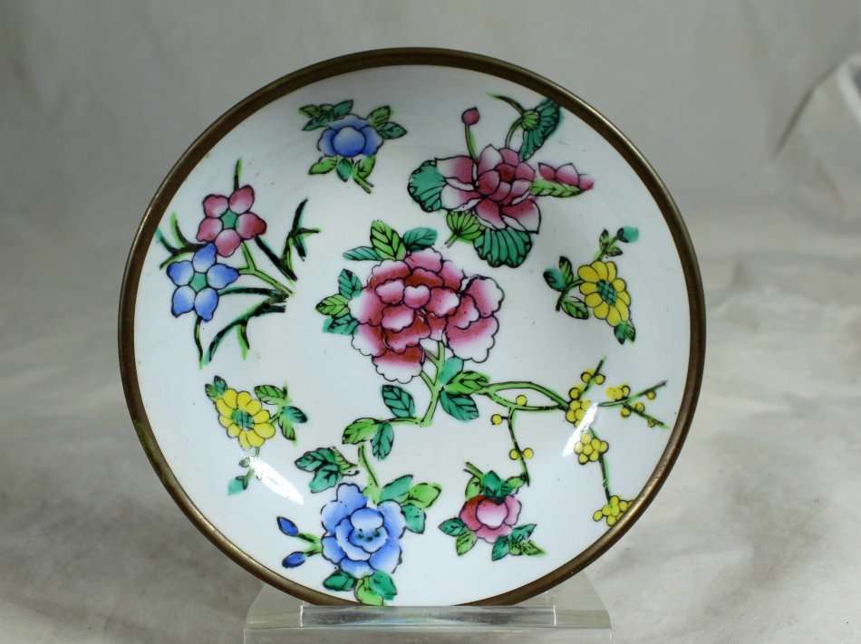 Chinese Porcelain & Bronze  -  Display Bowl - Beautifull!!! - Bid Now!!!