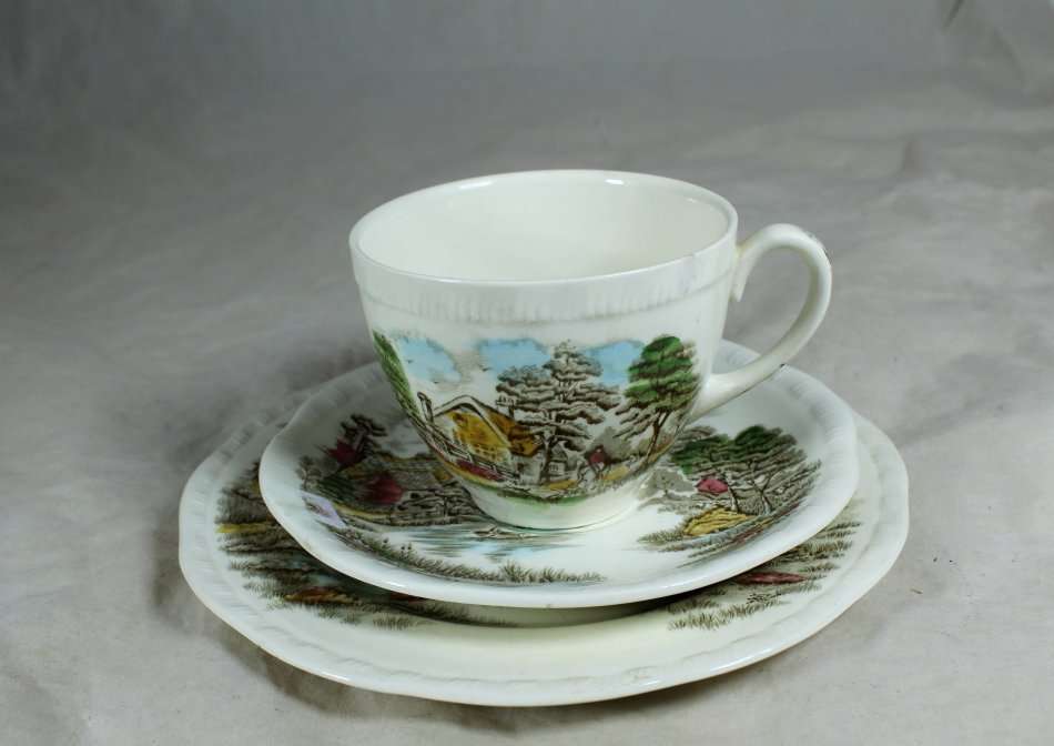 Alfred Meakin - Constables Cottage  - Trio  -  Stunning!!! - Bid Now!!!