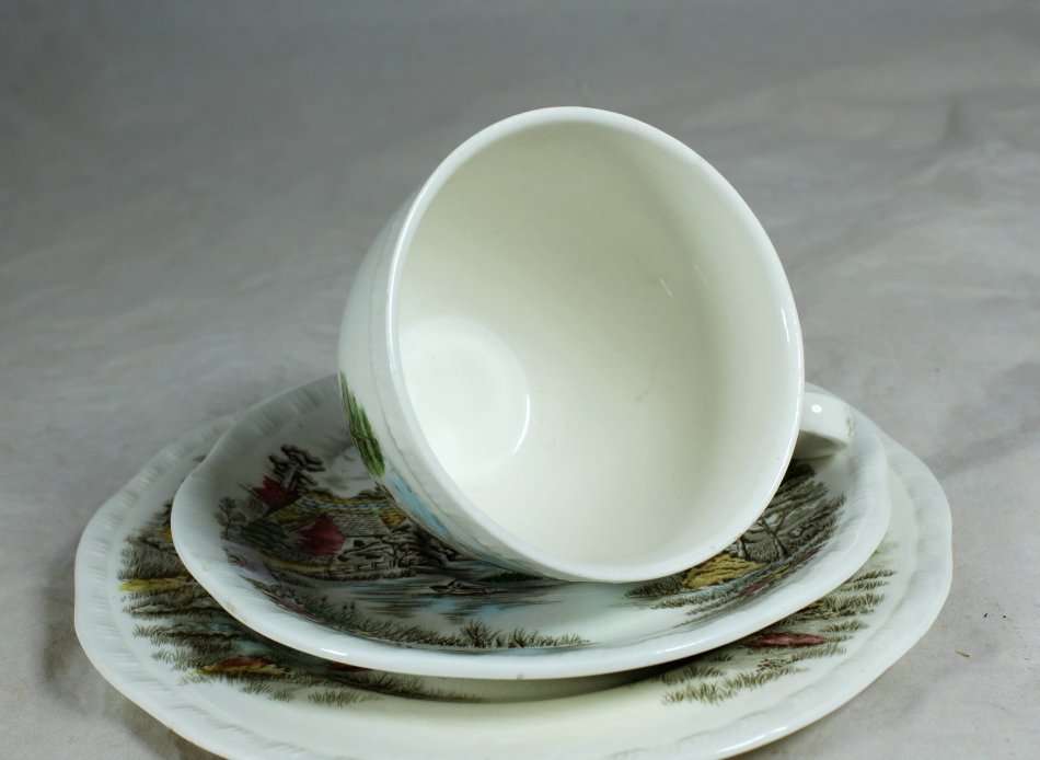 Alfred Meakin - Constables Cottage  - Trio  -  Stunning!!! - Bid Now!!!