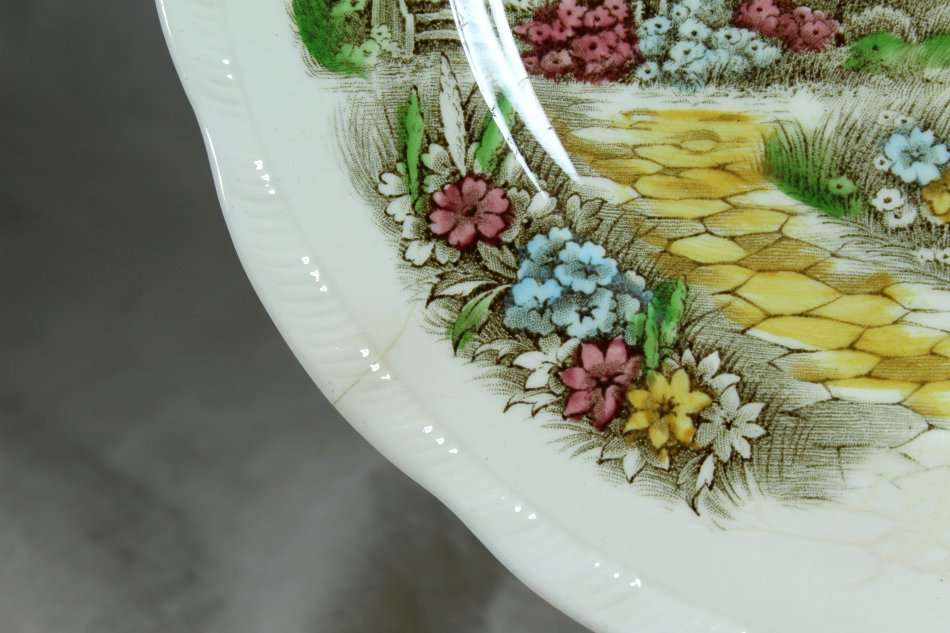 Alfred Meakin - Anne Hathaway's Cottage - Dinner Plate - Beautiful!!! - Bid Now!!!