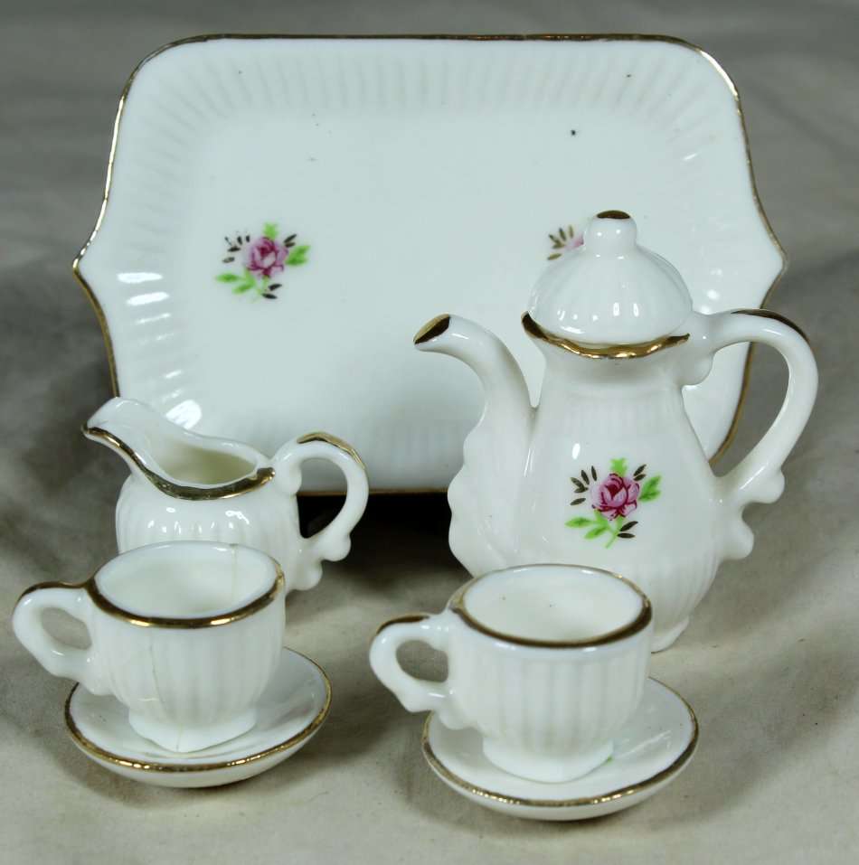 Miniature - Porcelain Tea for Two Set