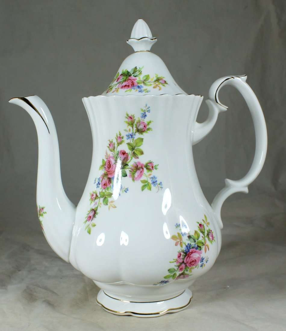 Royal Albert - Moss rose coffee pot