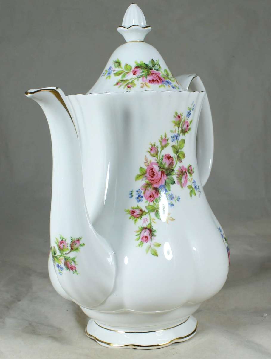 Royal Albert - Moss rose coffee pot
