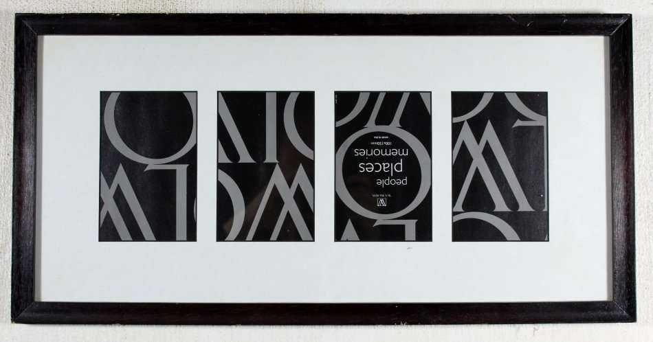 A lovely 4 place oblong photo frame - Spoil yourself! - Bid Now!!!