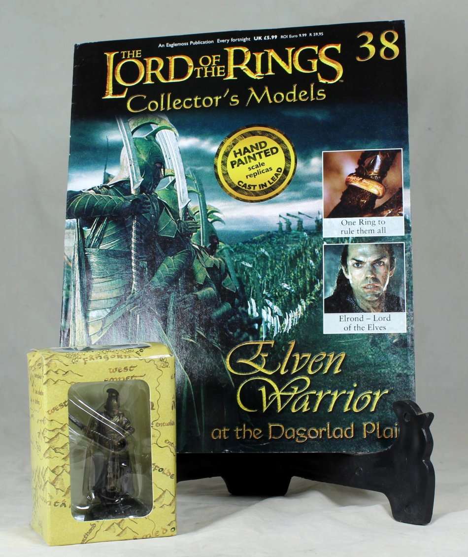 LORD OF THE RINGS - ELVEN WARRIOR AT DAGORLAD PLAIN - BID NOW!!!