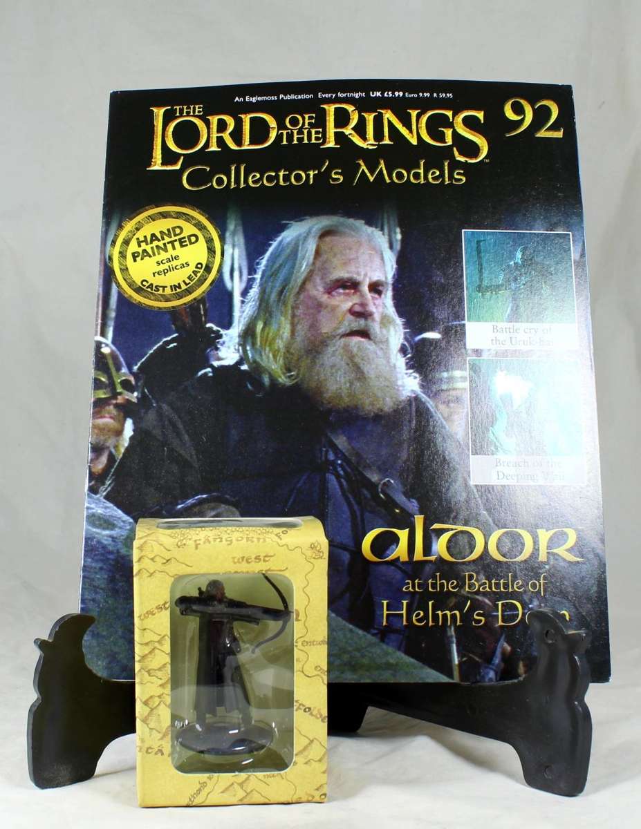 LORD OF THE RINGS - ALDOR AT THE BATTLE OF HELM`S DEEP - BID NOW!!!