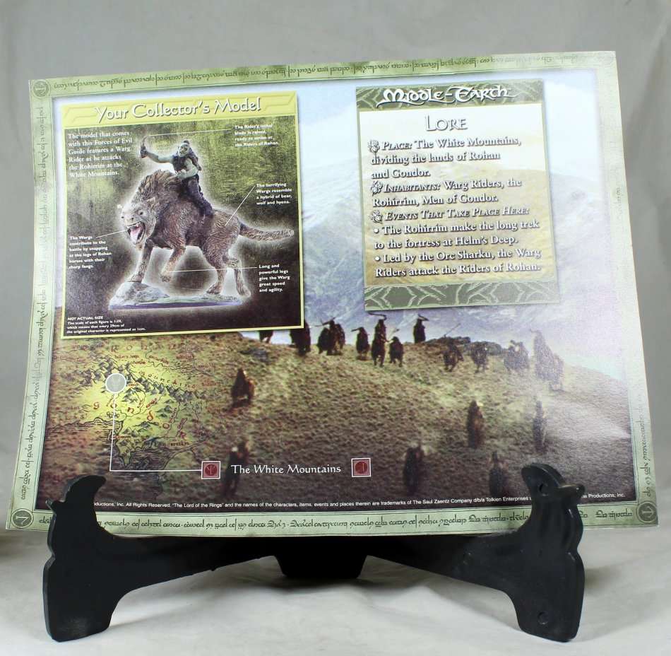 LORD OF THE RINGS - SPECIAL EDITION - WARG RIDER - BID NOW!!!